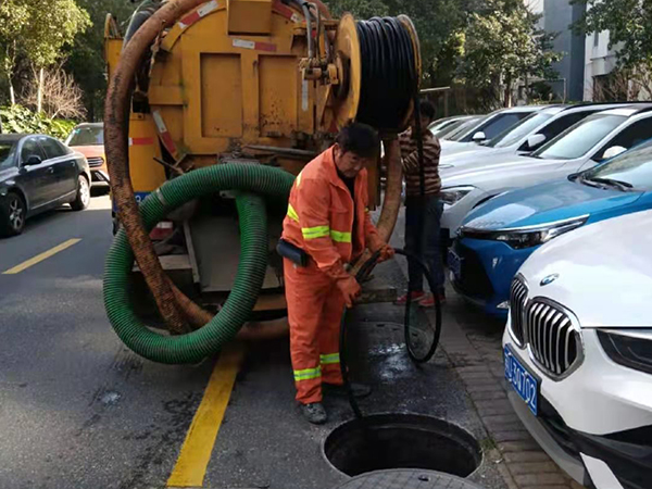 婺城排污管道清淤