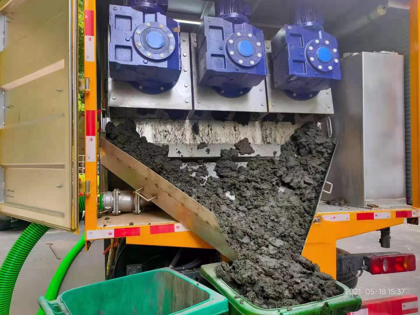 婺城化粪池清掏城市维护站-泥浆净化干湿分离处理